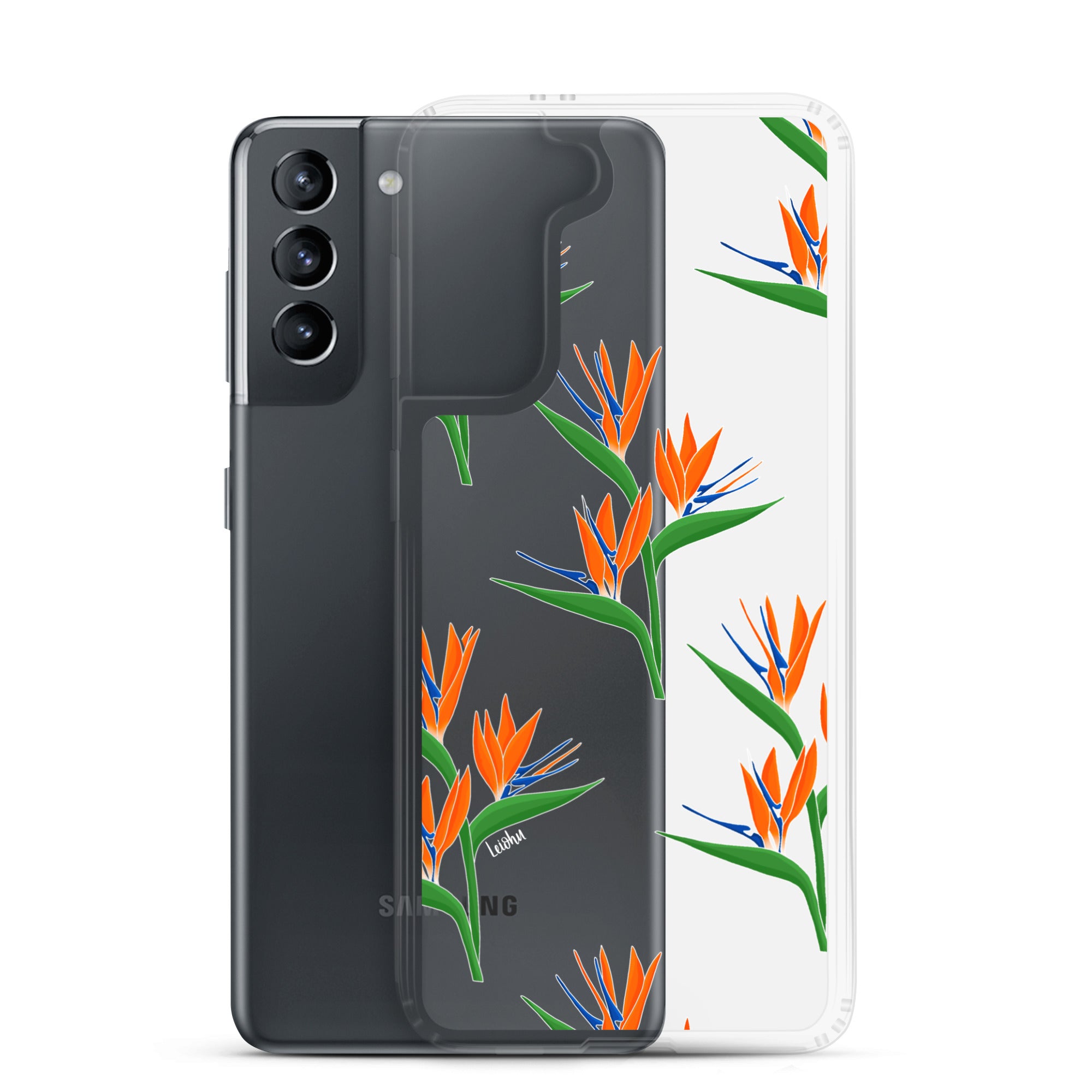 Bird of Paradise Clear Phone Case for Samsung Galaxy - Slim Protective Cover for Everyday Use & Travel