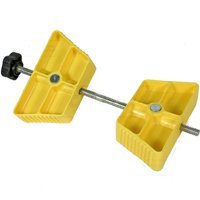 Rubber Wheel Chocks for Cars, Trucks & Trailers - Heavy Duty Parking Blocks for Driveway, Garage & Boat Ramps - Non-Slip Vehicle Safety Stops (Pair)