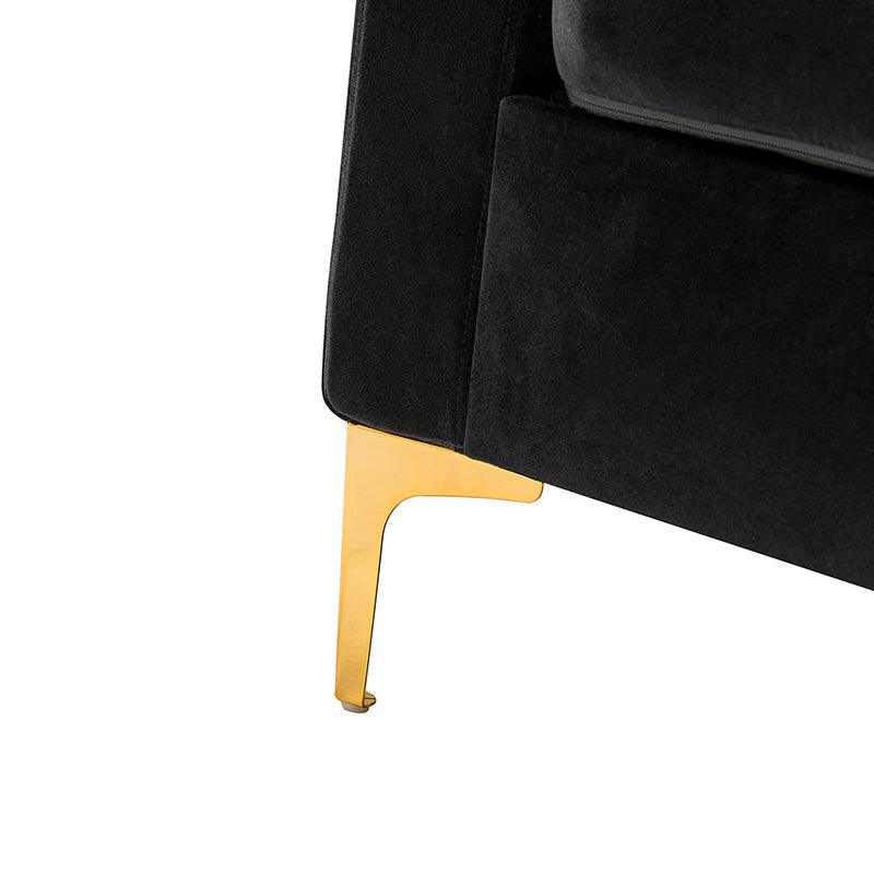 Luxury Didyme Velvet Club Armchair - Modern Accent Chair for Living Room, Bedroom & Office - Plush Upholstered Lounge Chair with Sturdy Wooden Legs - Perfect for Reading Nook, Home Theater & Cozy Spaces