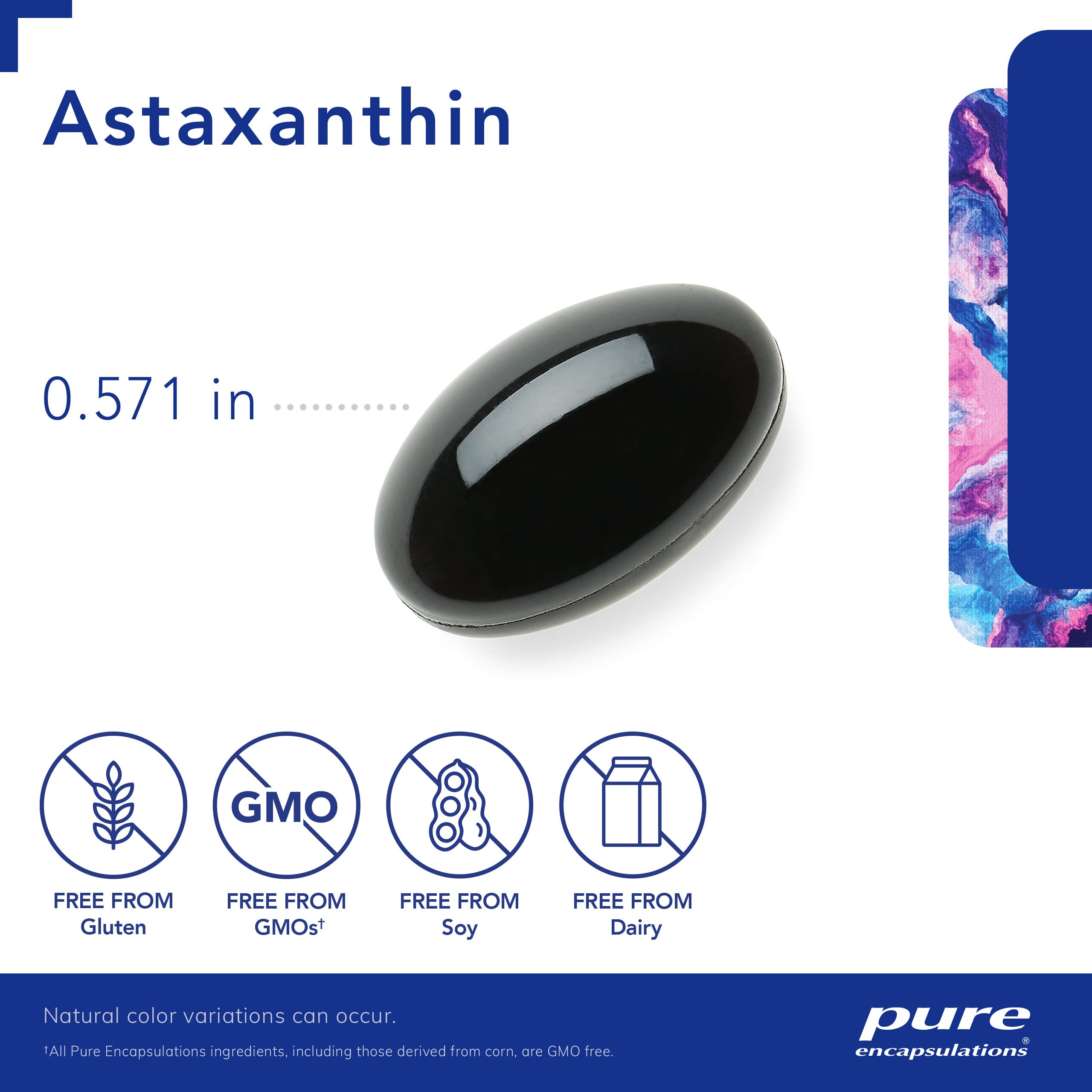 Pure Encapsulations Astaxanthin 12mg - Premium Antioxidant Supplement for Joint Support, Skin Health & Eye Protection - 120 Softgels - Supports Free Radical Defense - Ideal for Active Lifestyles & Anti-Aging Routines