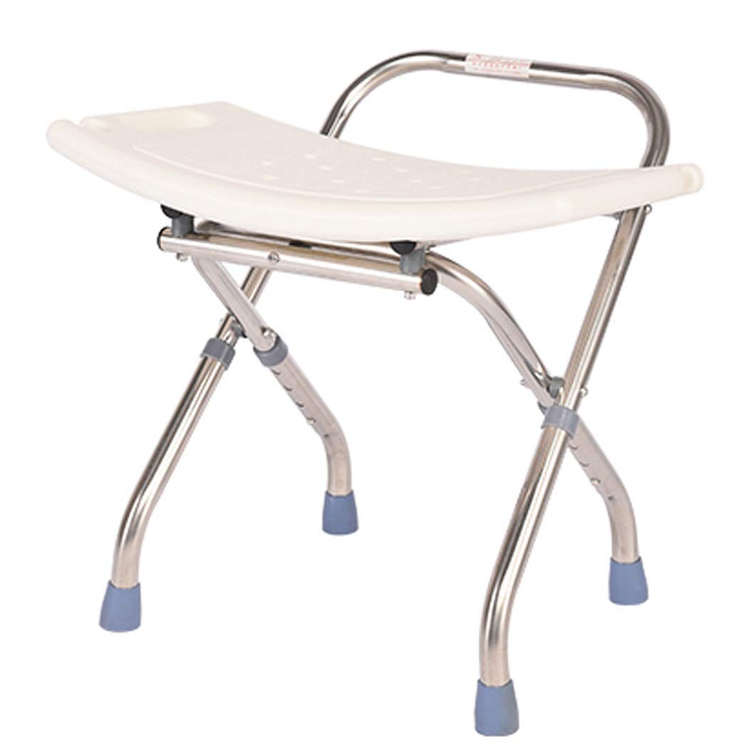 Foldable Shower Chair with Adjustable Height - Anti-Slip Bath Bench for Elderly & Disabled | 150kg Capacity Safety Stool | Ideal for Spa, Bathtub & Bathroom Use | Portable Living Aid for Seniors
