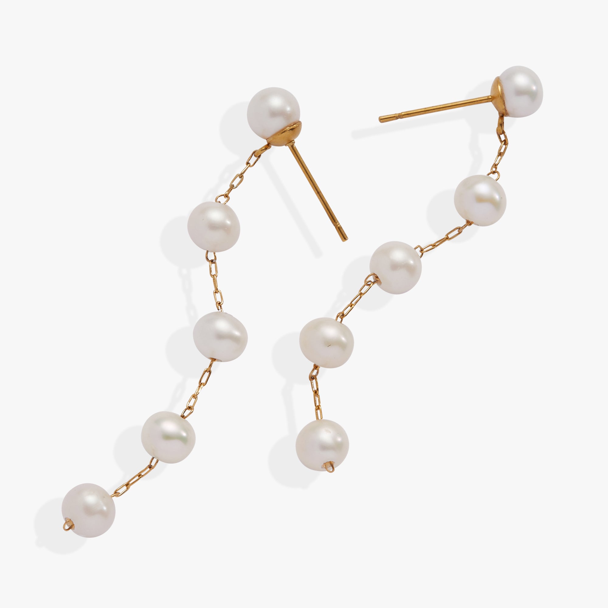 Elegant Freshwater Pearl Drop Earrings for Women - Hypoallergenic Dangle Earrings for Wedding, Party & Everyday Wear