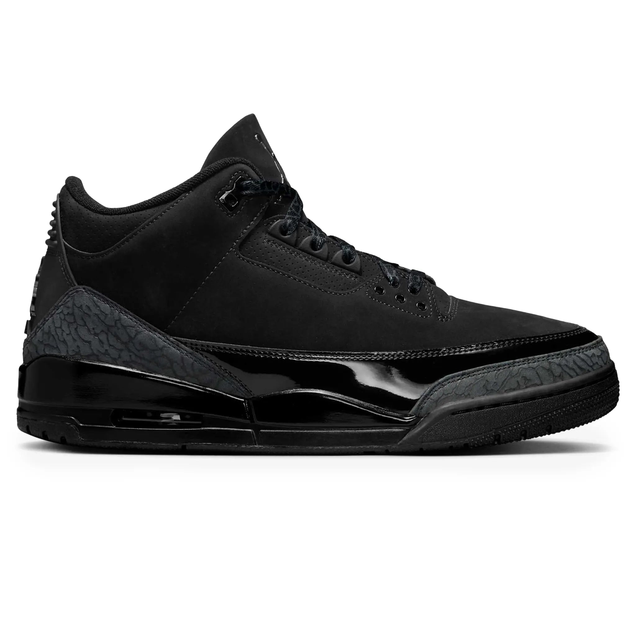 Air Jordan 3 Retro Black Cat Sneakers (2025) - Men's Basketball Shoes for Streetwear & Casual Style