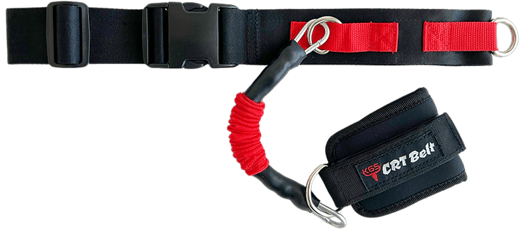 Catcher's Resistance Training (CRT) Belt & Catcher's Zone Mat Bundle - Baseball Training Equipment for Catchers - Improve Blocking & Mobility Drills