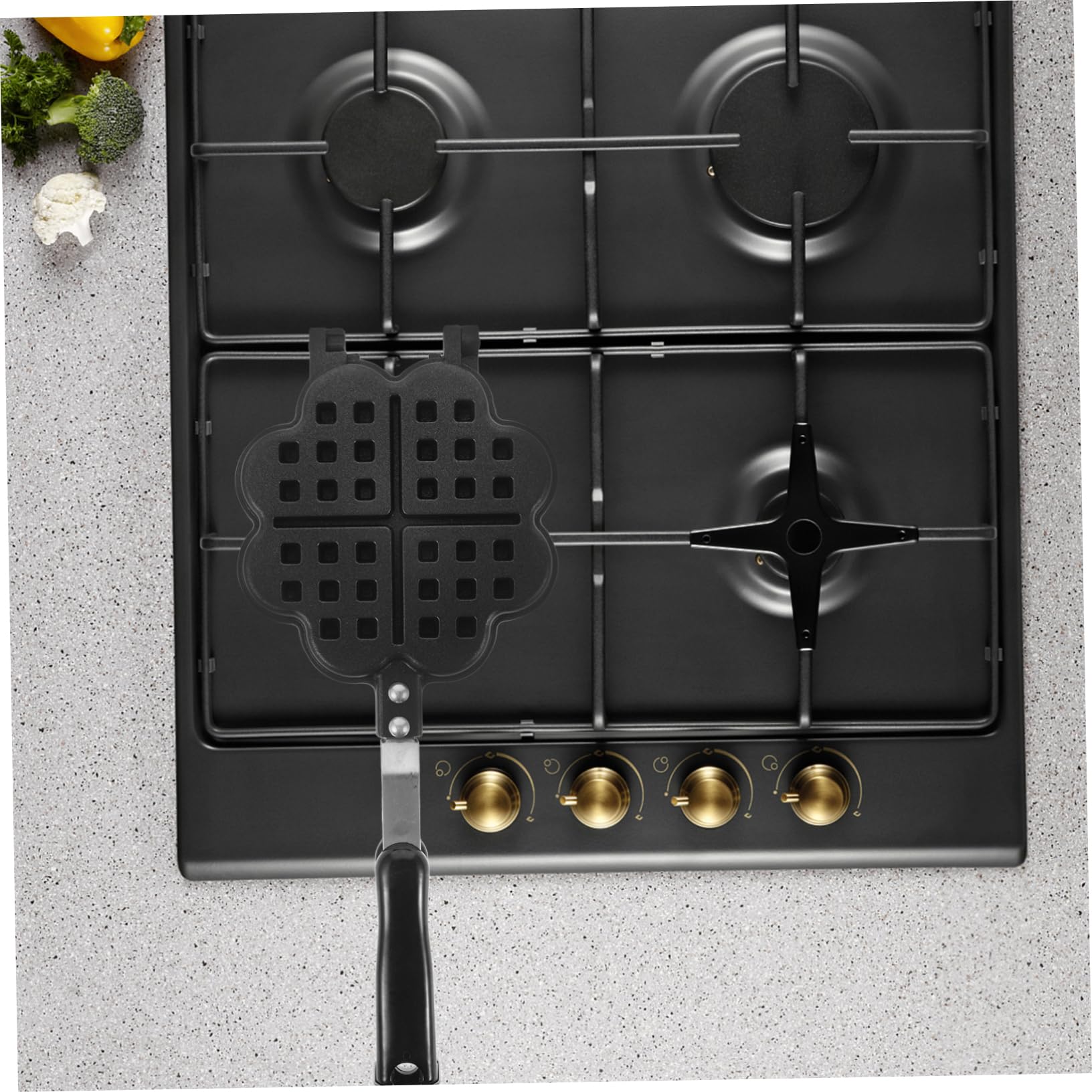 Non-Stick Hemoton Waffle Maker & Cake Mold - Creative DIY Baking Tool for Waffles, Pancakes & Desserts | Perfect for Breakfast, Brunch & Party Treats