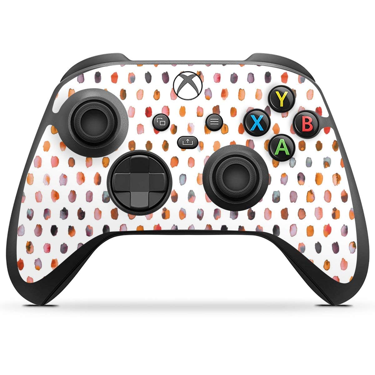 Microsoft Xbox Series X Controller Skin - Polka Dot Abstract Design Protective Vinyl Sticker Wrap for Enhanced Grip & Style - Perfect for Gaming, Streaming & Customizing Your Console