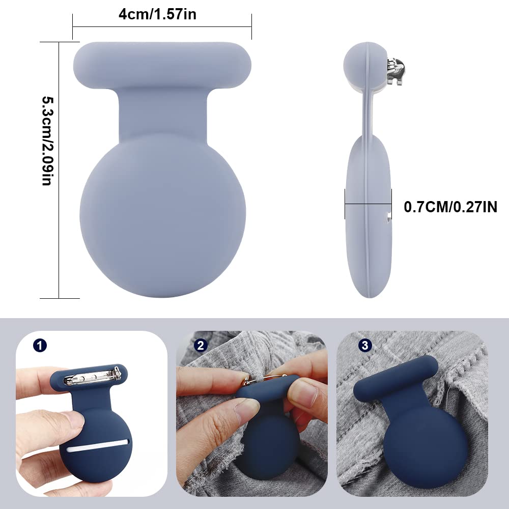 Hidden GPS Tracker for Kids, Pets & Elderly - Black (2pcs) | Safer Than Airtag Watch