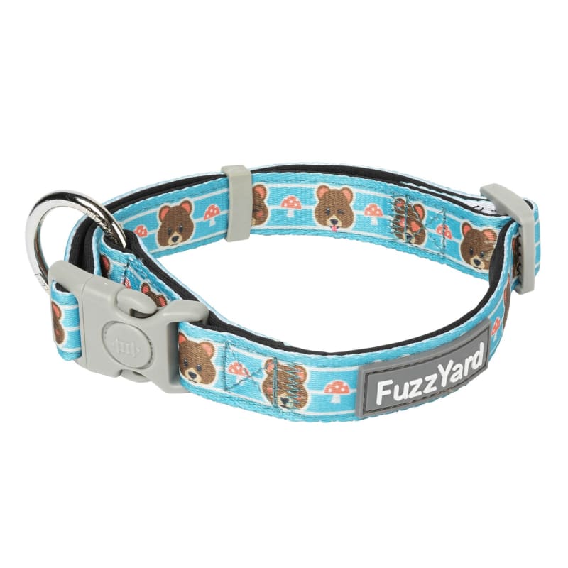 Fuzzyard Soft Plush Fuzz Bear Dog Collar - Adjustable Pet Collar for Small, Medium & Large Dogs - Perfect for Daily Walks, Training & Fashion Accessories