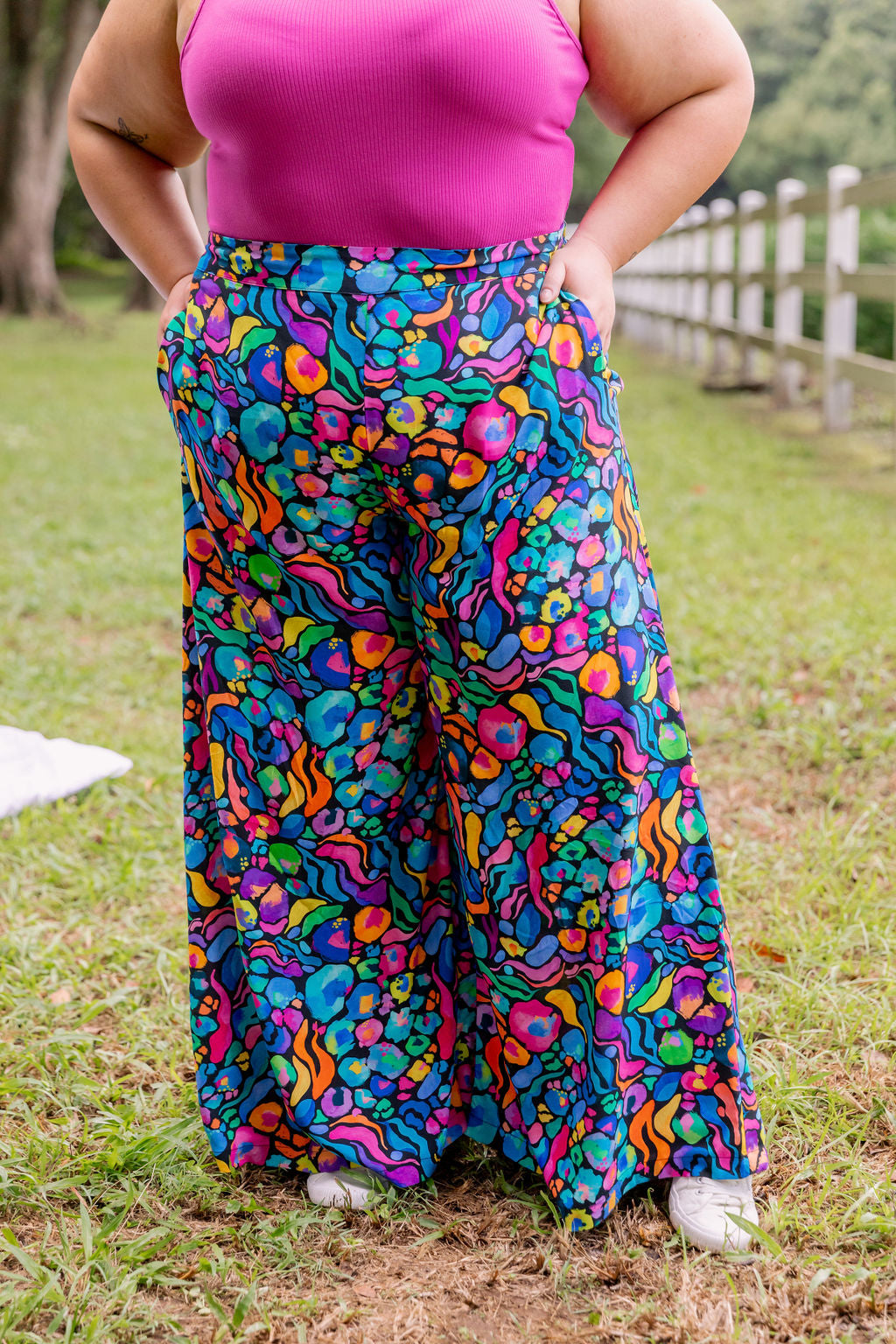 Larsa Pant In Africa by Kasey Rainbow - Trendy Women's Printed Pants for Casual Wear, Travel & Vacation Outfits