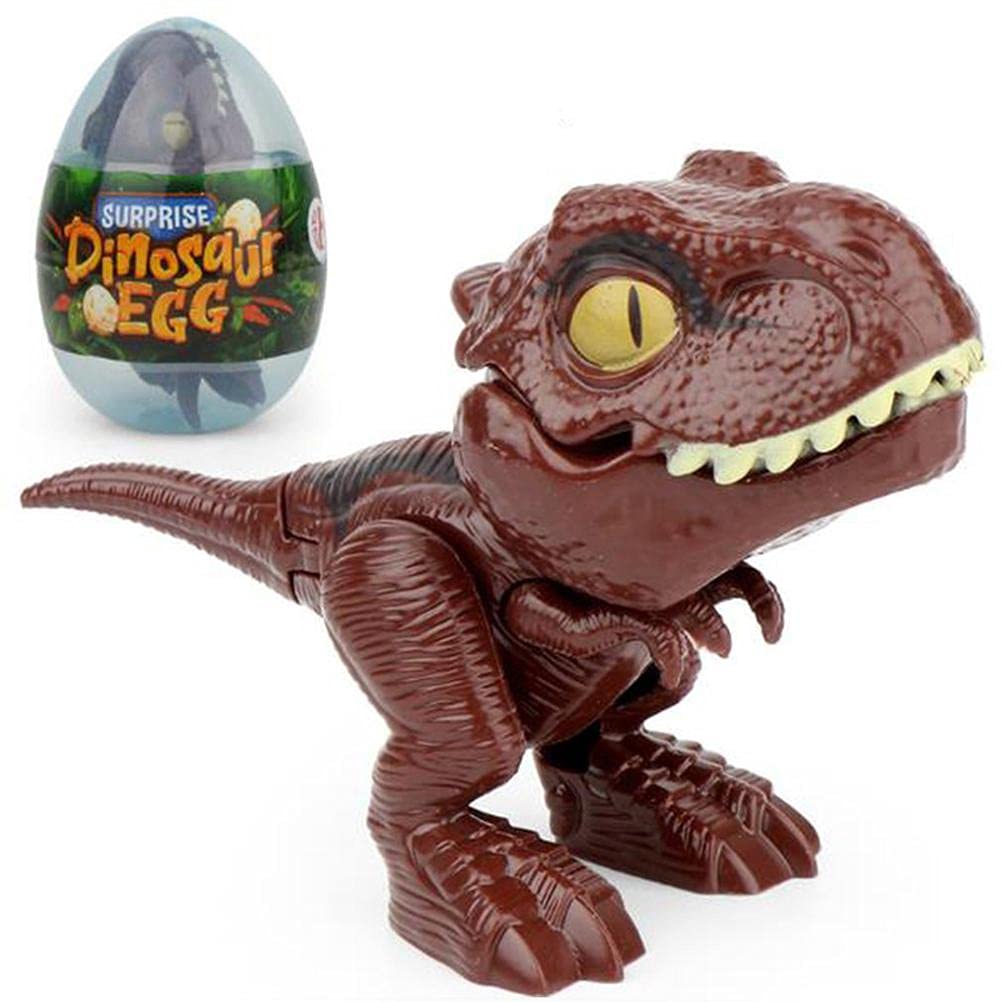 Osuner Dinosaur Finger Toys - Biting Dino with Movable Joints & Eggs - Fun Tyrannosaurus Model for Kids - Perfect Birthday, Christmas & Party Gifts - Great for Pretend Play, Classroom Rewards & Stress Relief