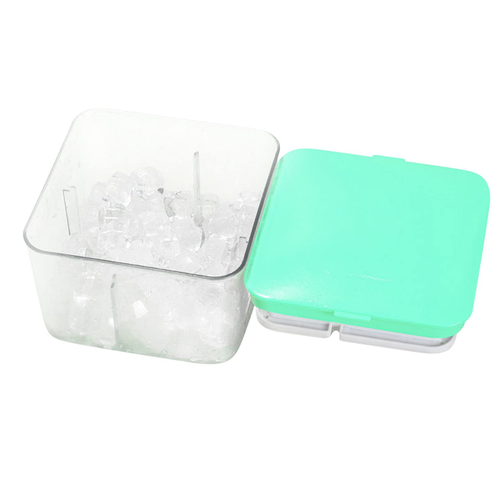 Large Ice Storage Box with Lid - Quick Freeze Ice Maker for Household Refrigerator, Perfect for Cocktails, Parties & Outdoor Picnics