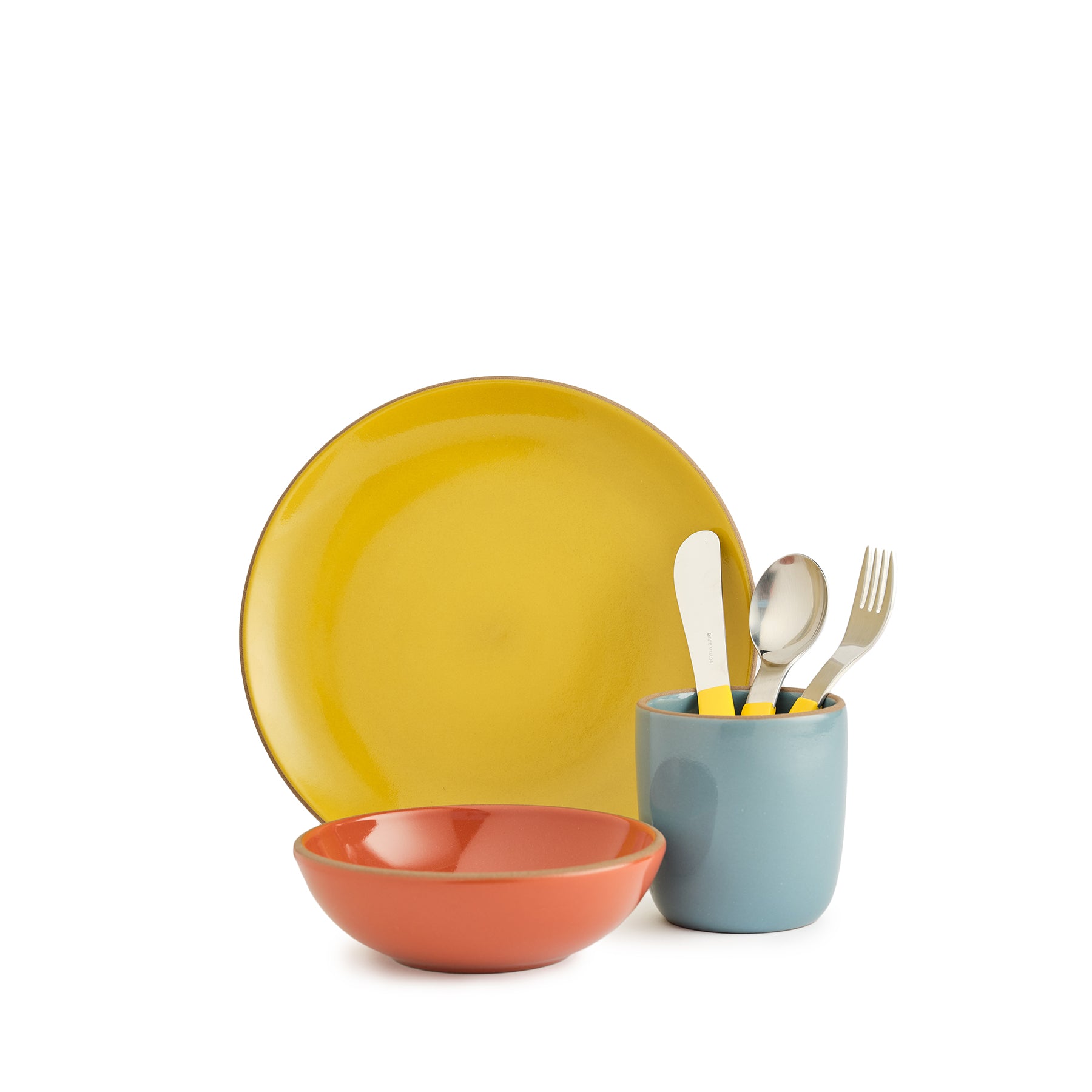 Kids Dinnerware Set with Flatware - BPA-Free Plastic Plates, Bowls, Forks & Spoons for Toddlers - Durable & Safe Mealtime Essentials for Home, School & Travel