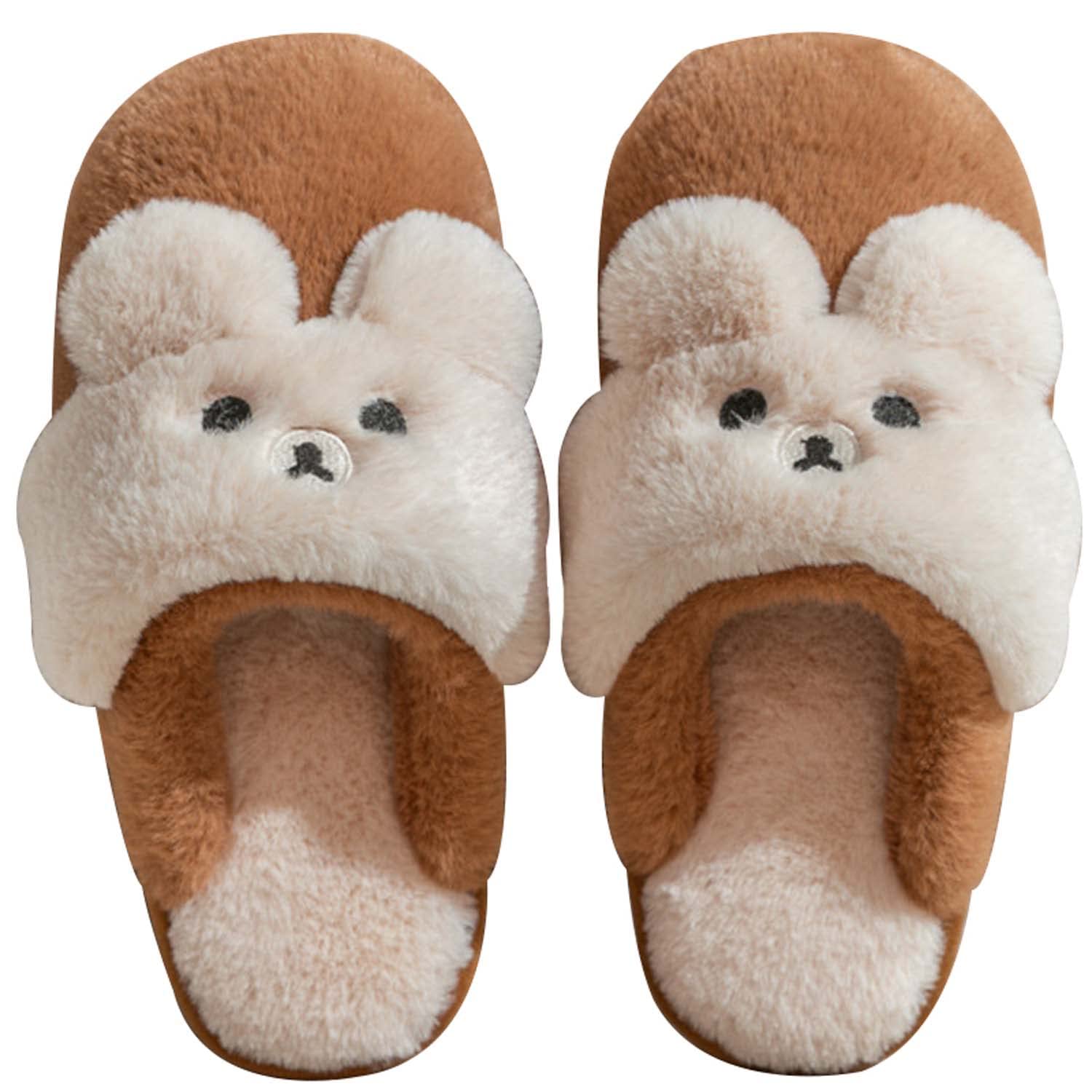 Hopelong Women's Bunny Slippers - Soft Fuzzy Indoor House Shoes with Cute Bunny Ears - Cozy Animal Slippers for Women & Girls - Perfect for Lounge, Home Comfort, and Gift Giving