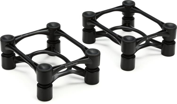 IsoAcoustics Aperta Speaker Isolation Stands - Premium Studio Monitor Isolation Pads for Enhanced Audio Clarity - Perfect for Home Studios, Recording Studios, and Audiophile Setups