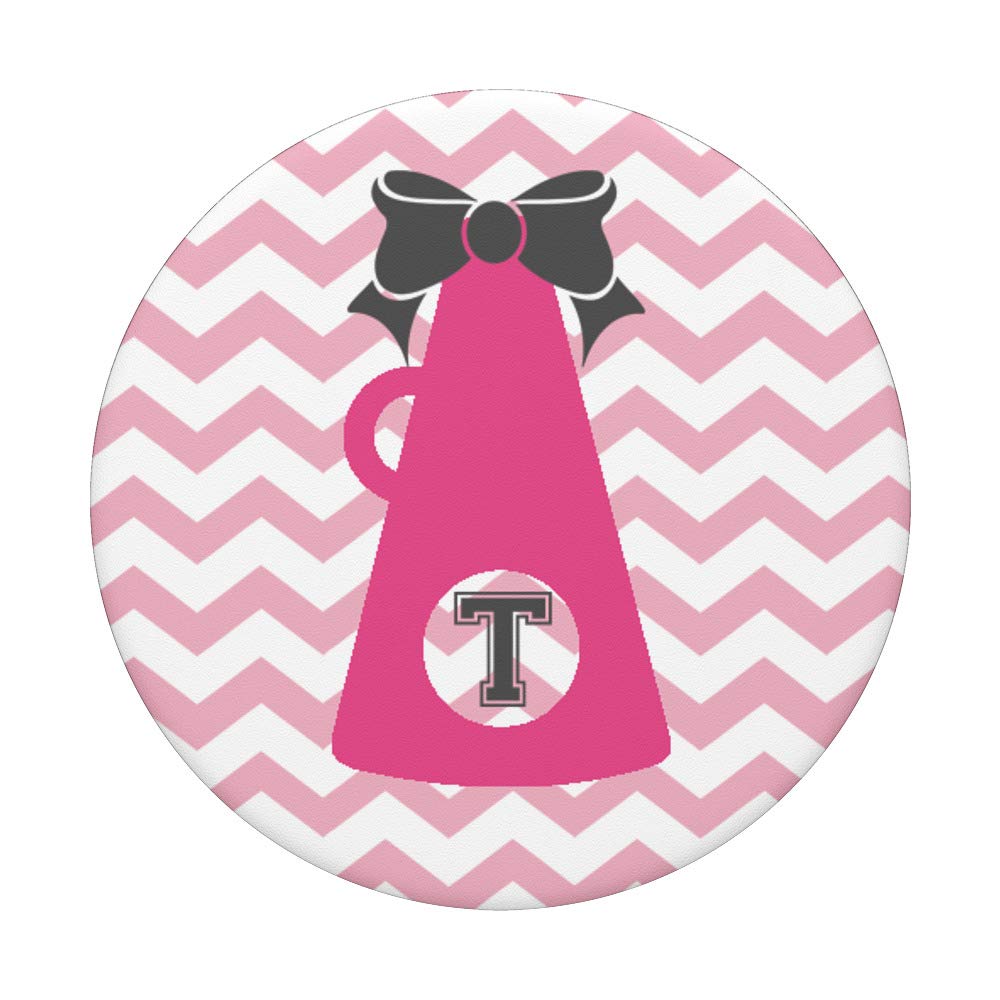 Personalized Cheer Monogram T-Shirt - Custom First or Last Initial Design for Cheerleading, Sports, and Team Spirit Events