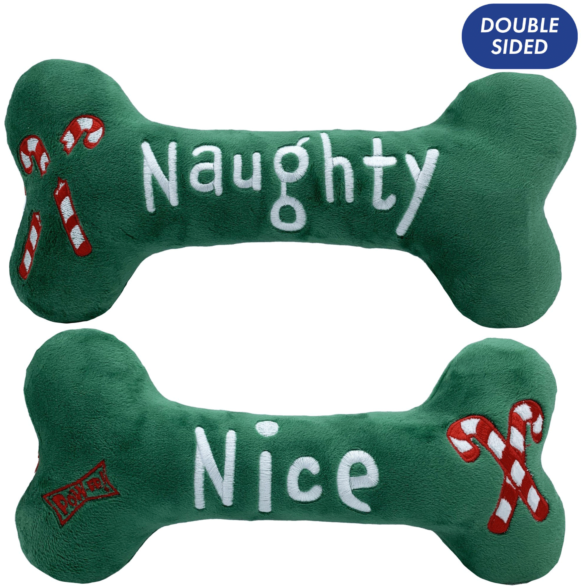 Lulubelles Naughty & Nice Bone Dog Toy - Durable Chew Toy for Aggressive Chewers, Interactive Play & Training - Perfect for Small, Medium & Large Dogs | Indoor & Outdoor Use