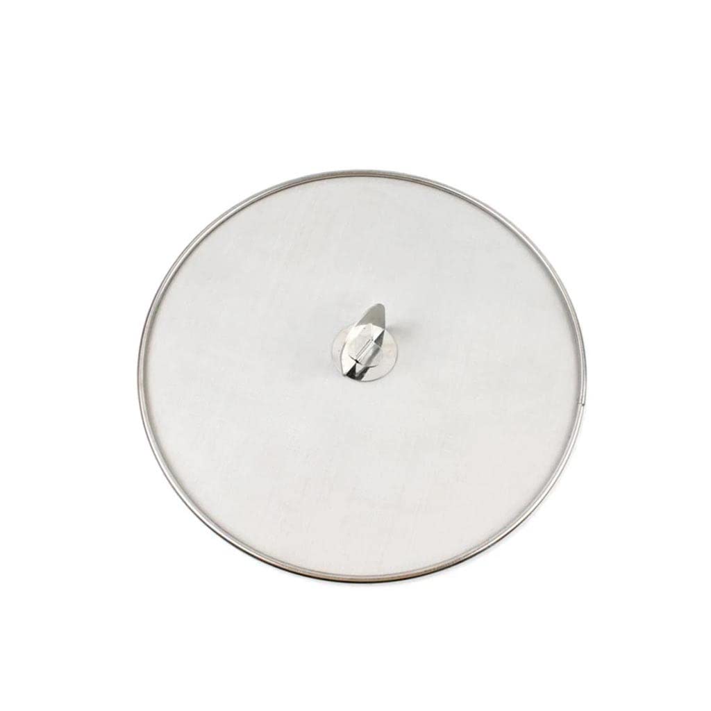 Stainless Steel Grease Splatter Screen for Frying Pan - 29cm Fine Mesh Oil Guard Lid - Kitchen Stove Top Accessories for Cooking, Frying & Sauteing Without Mess