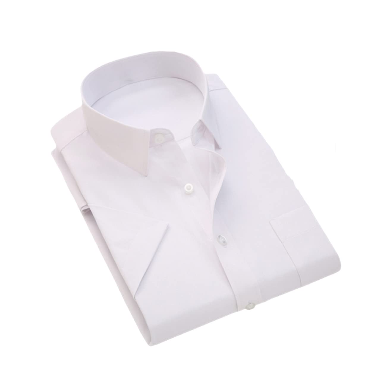 Men's Summer Short Sleeve Dress Shirts - Slim Fit Formal Business & Social Shirts for Office, Weddings & Casual Wear