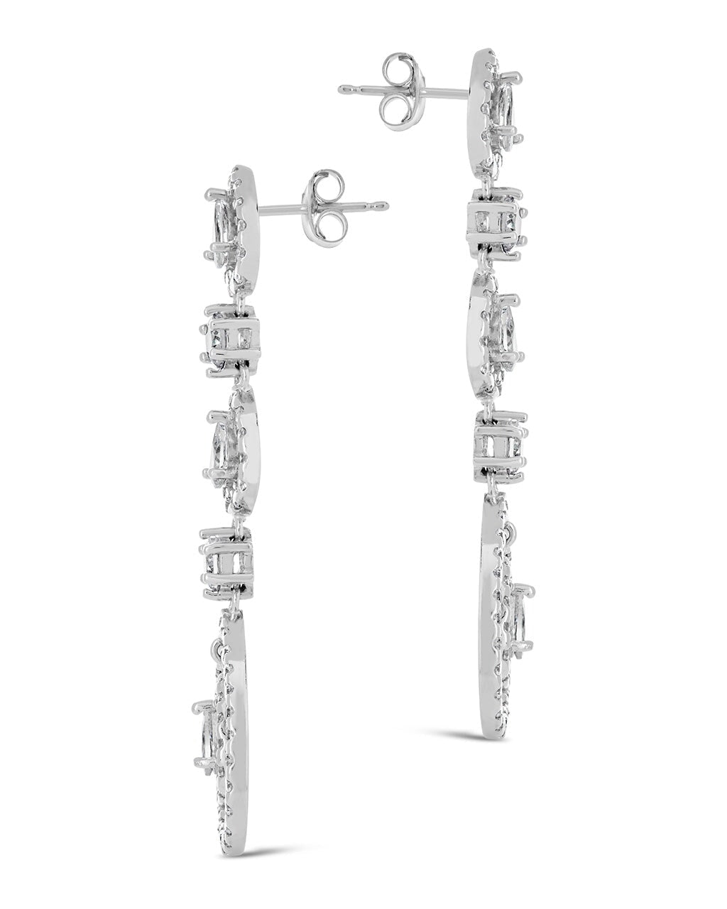 Meryl CZ Drop Earrings for Women – Elegant Cubic Zirconia Dangle Earrings for Party, Wedding & Evening Wear