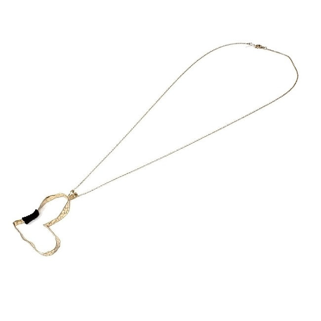 Chunky Heart Necklace Set in Gold - Elegant Layered Pendant Jewelry for Women, Perfect for Valentine's Day, Anniversary, and Everyday Wear