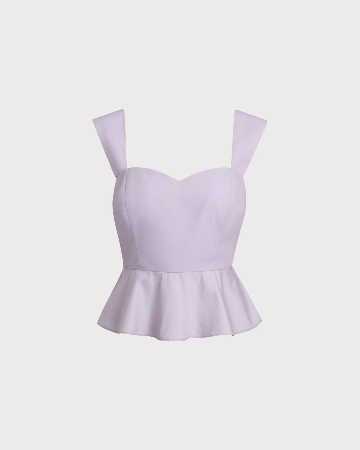Purple Sweetheart Neck Tank Top for Women - Flattering Casual Summer Tops | Perfect for Beach, Date Night & Everyday Wear