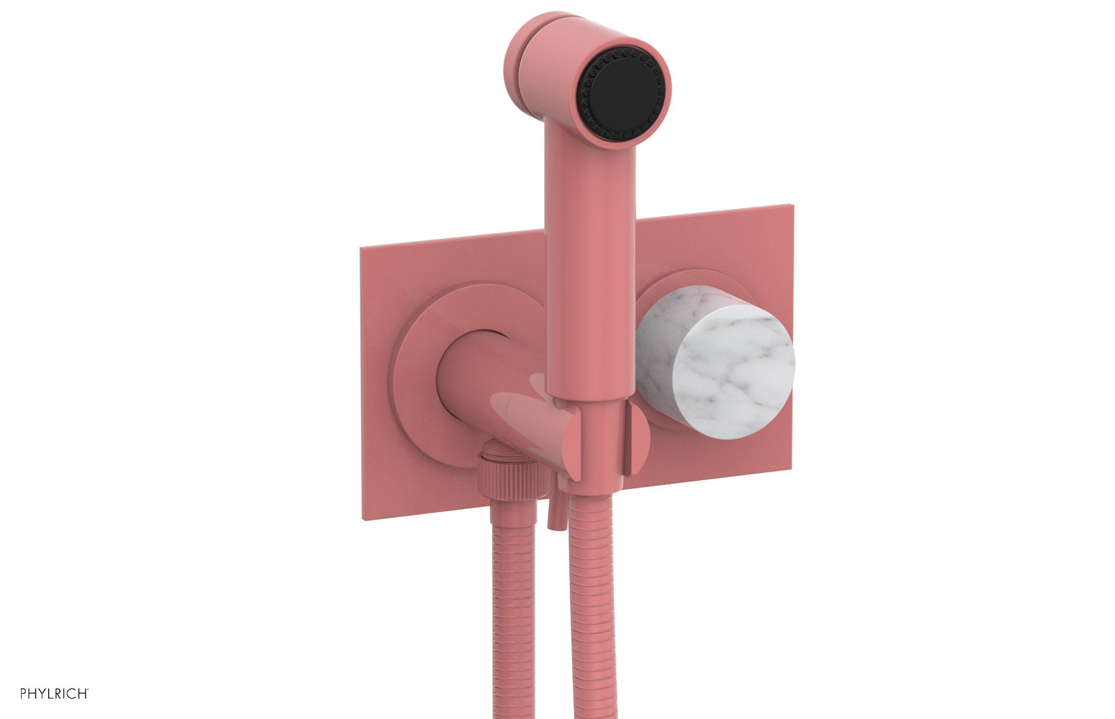 Premium Wall Mounted Bidet with Marble Handle - BASIC II Model 230 67 - Perfect for Modern Bathrooms & Luxury Home Upgrades