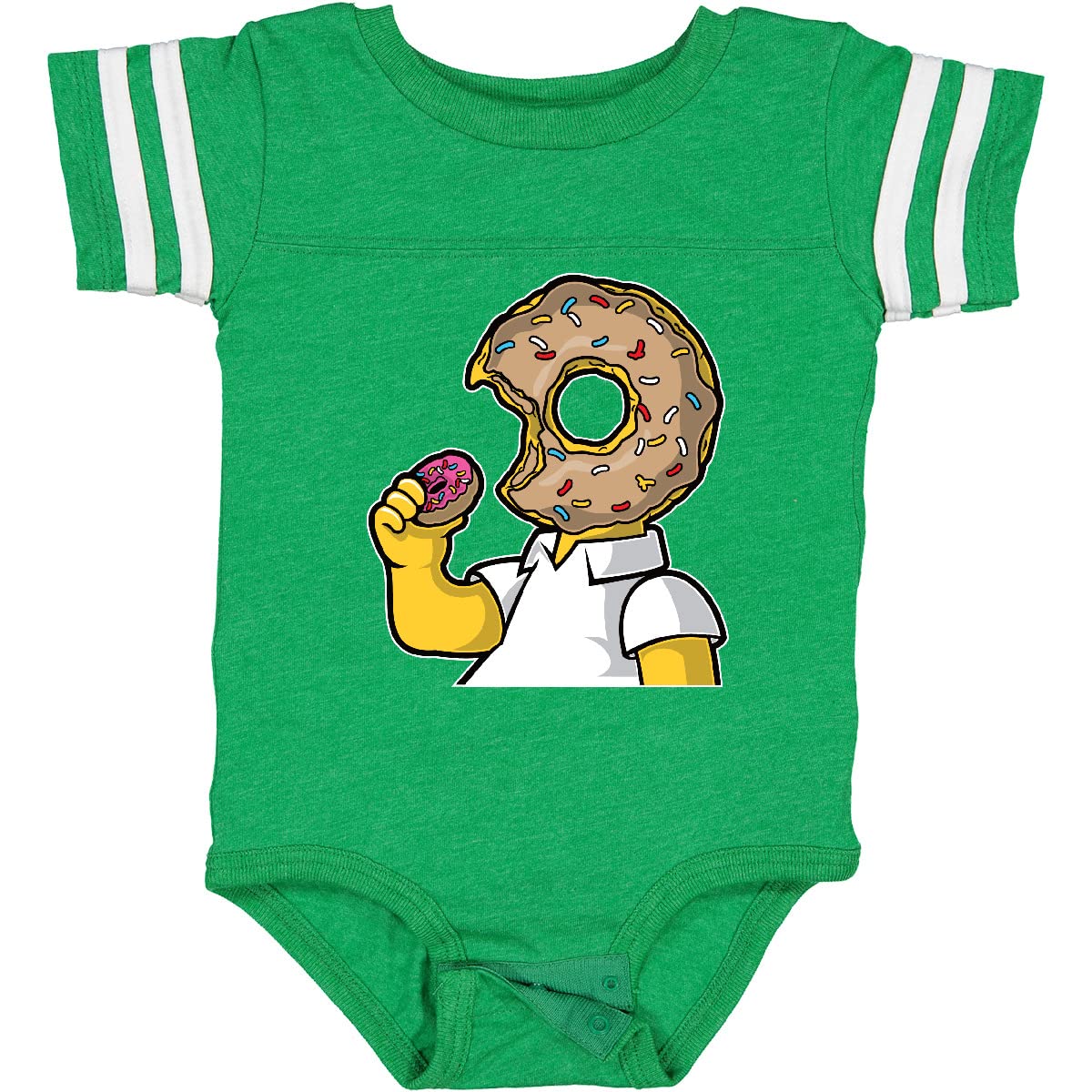 Inktastic I Like Donuts Baby Bodysuit - Cute & Soft Cotton Infant Onesie for Boys & Girls - Perfect for Birthday, Photo Shoots & Everyday Wear