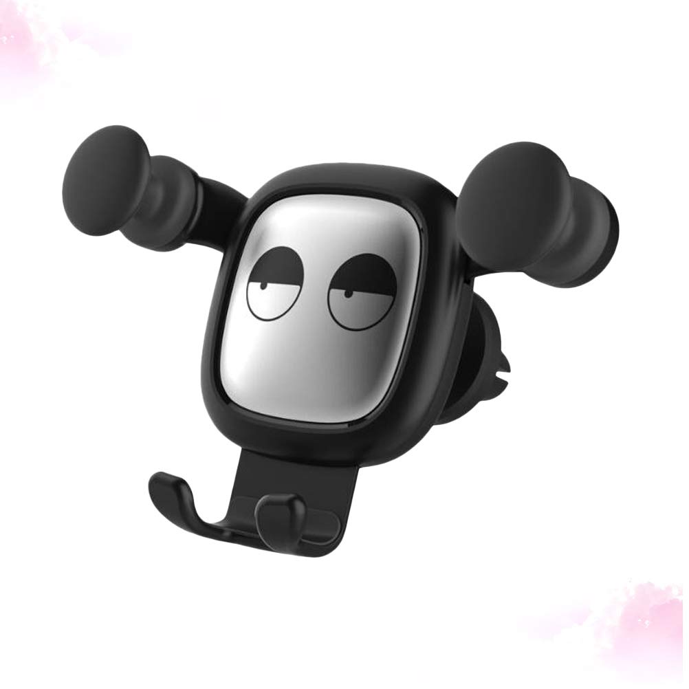 UKCOCO Multi-Function Car Phone Holder - Adjustable Dashboard & Air Vent Phone Stand with Secure Buckle, Cute Dull Bear Design for iPhone & Android Smartphones - Perfect for Driving, Navigation & Hands-Free Calls