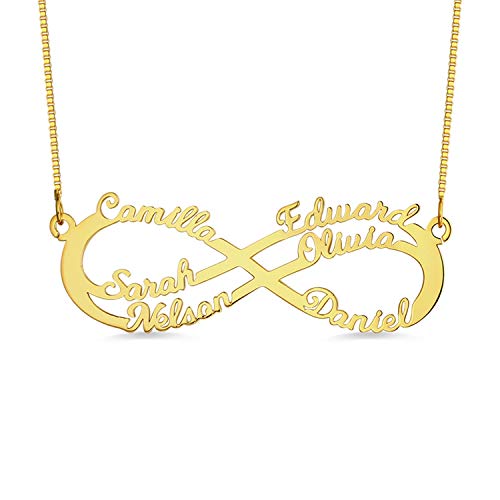 6 Name Gold Plated