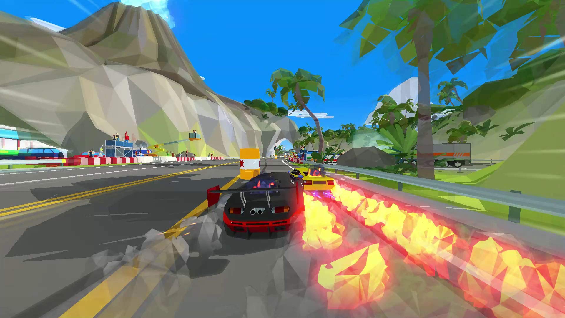 Hotshot Racing Game for PS4 - High-Speed Arcade Racing with Retro Graphics | Perfect for Multiplayer Gaming & Racing Enthusiasts