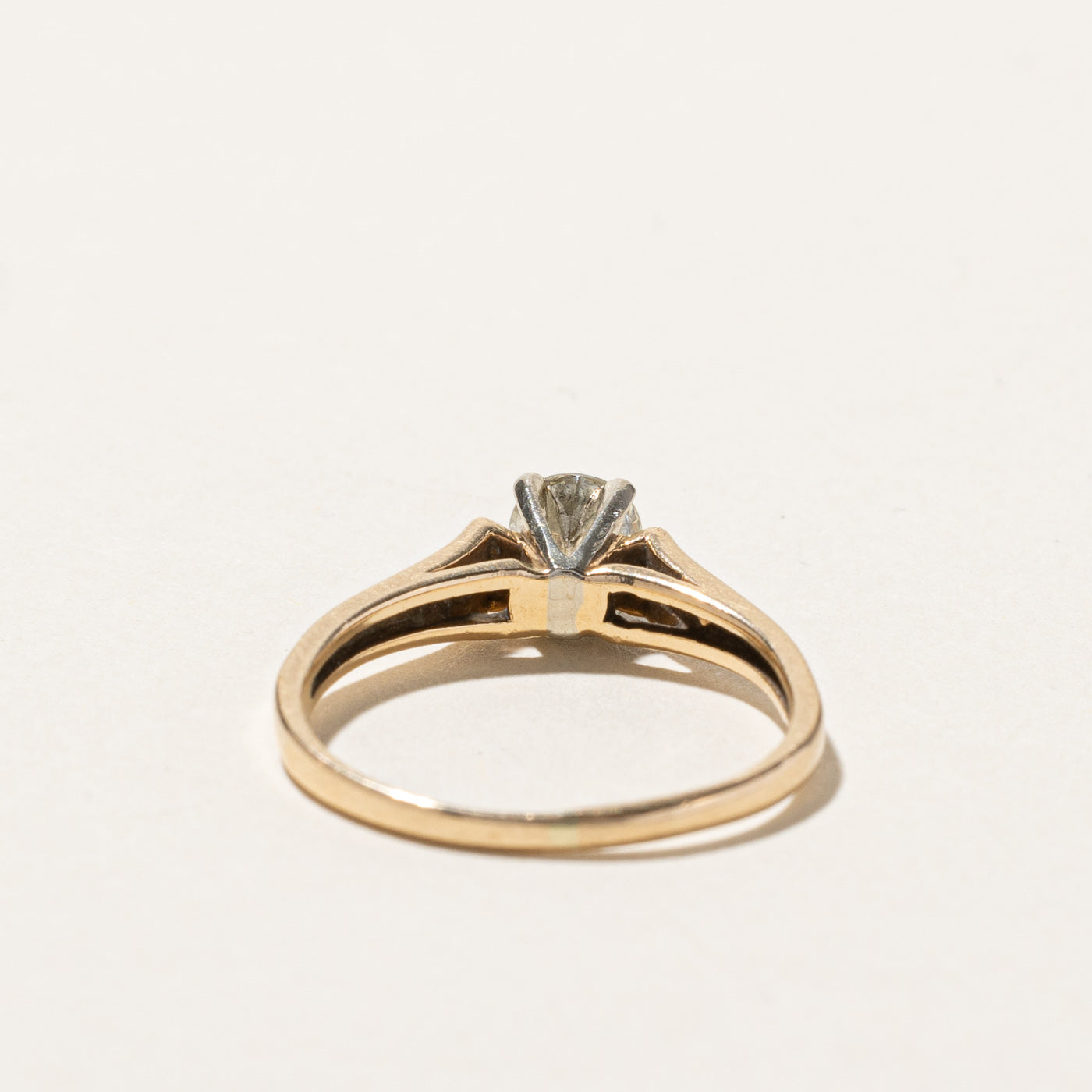 0.45ct Solitaire Diamond Engagement Ring - Size 6.75 | Round Cut Diamond Wedding Band for Women | Perfect for Proposals, Anniversaries & Special Occasions
