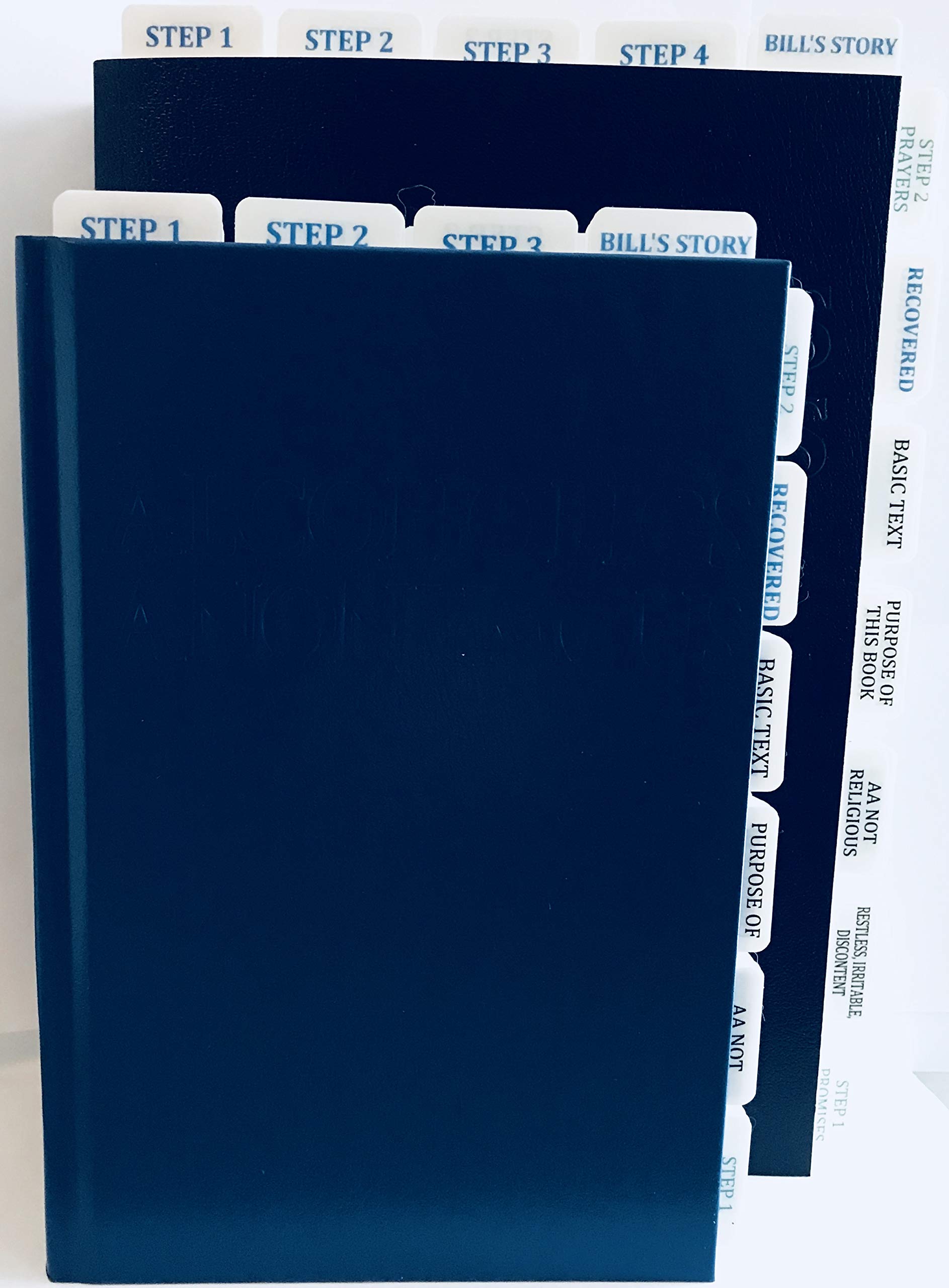 AA Big Book 4th Edition - Hardback, Tabbed & Highlighted, Standard Size | Perfect for Recovery Meetings & Personal Study