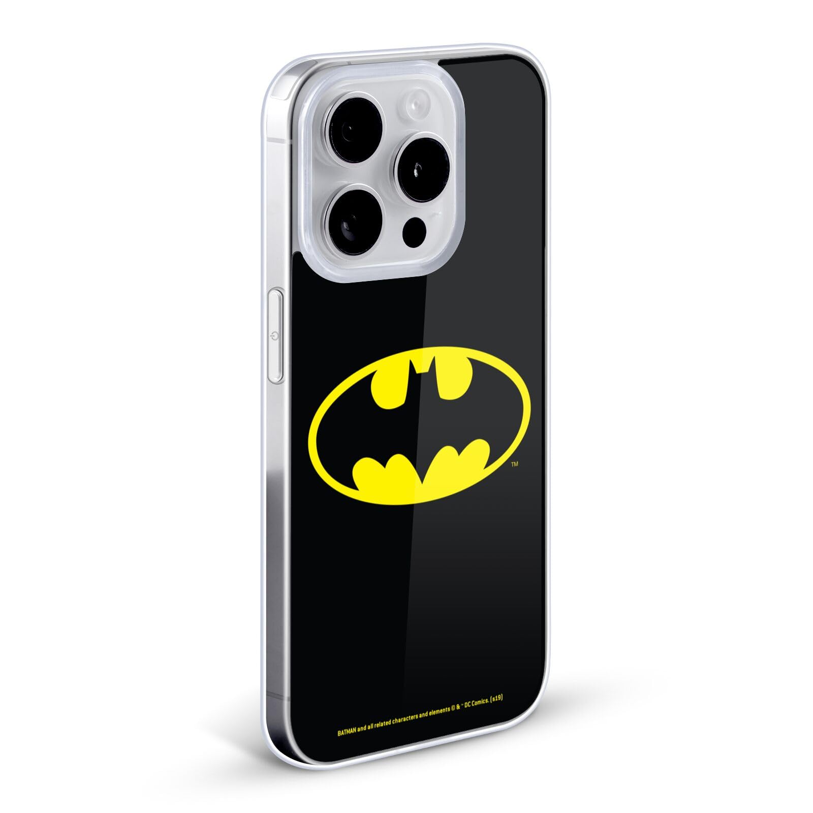 Official Batman DC Comics Licensed Soft Gel Phone Case for Apple iPhone XR - Durable Protection with Classic Logos | Perfect for Superhero Fans, Daily Use & Gift Giving