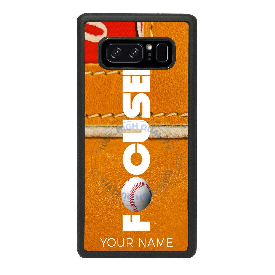 Custom Name Baseball Design Rubber Phone Case for Samsung Galaxy S10 - Personalized Gift for Sports Fans | Durable Protection for Everyday Use