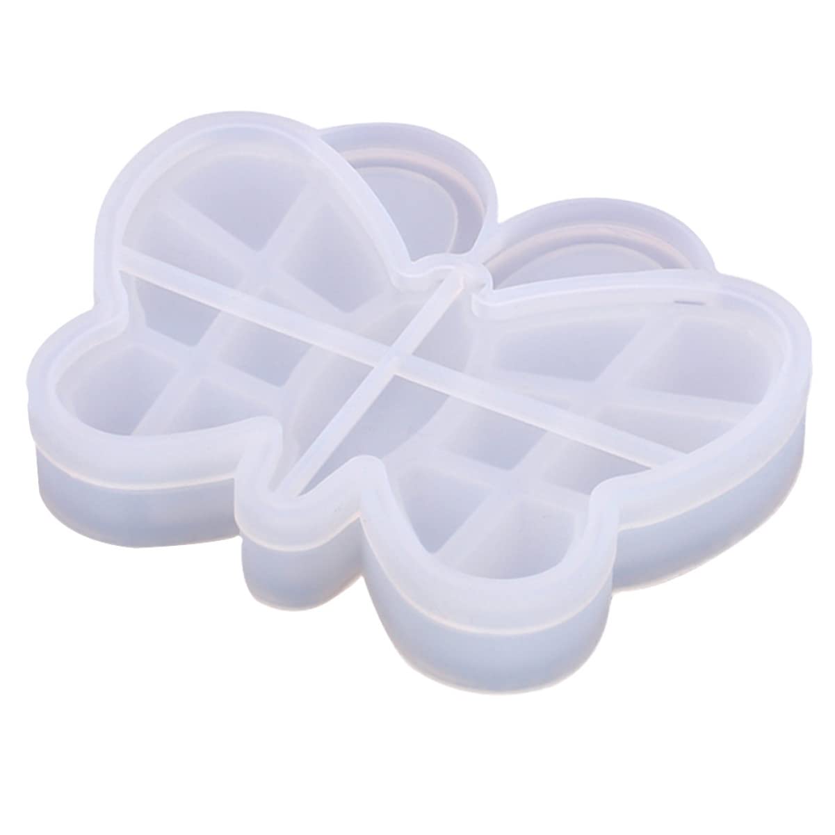 Ciieeo Butterfly Storage Box with Lid - Clear Transparent Silicone Resin Mold for DIY Crafts, Jewelry Making, and Home Organization | Perfect for Resin Art, Bead Storage, and Decorative Displays