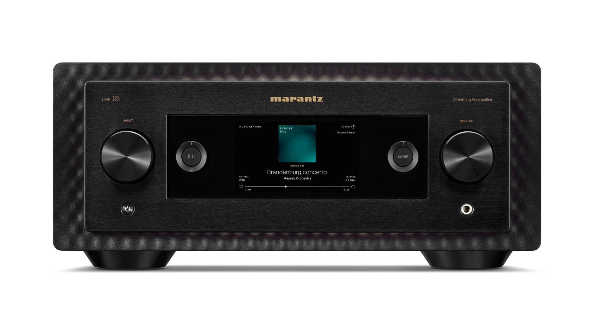 Marantz Model 10 Reference Integrated Amplifier & Link 10N Network Audio Player Bundle - Premium Hi-Fi Stereo System for Home Theater & Audiophile Listening Rooms