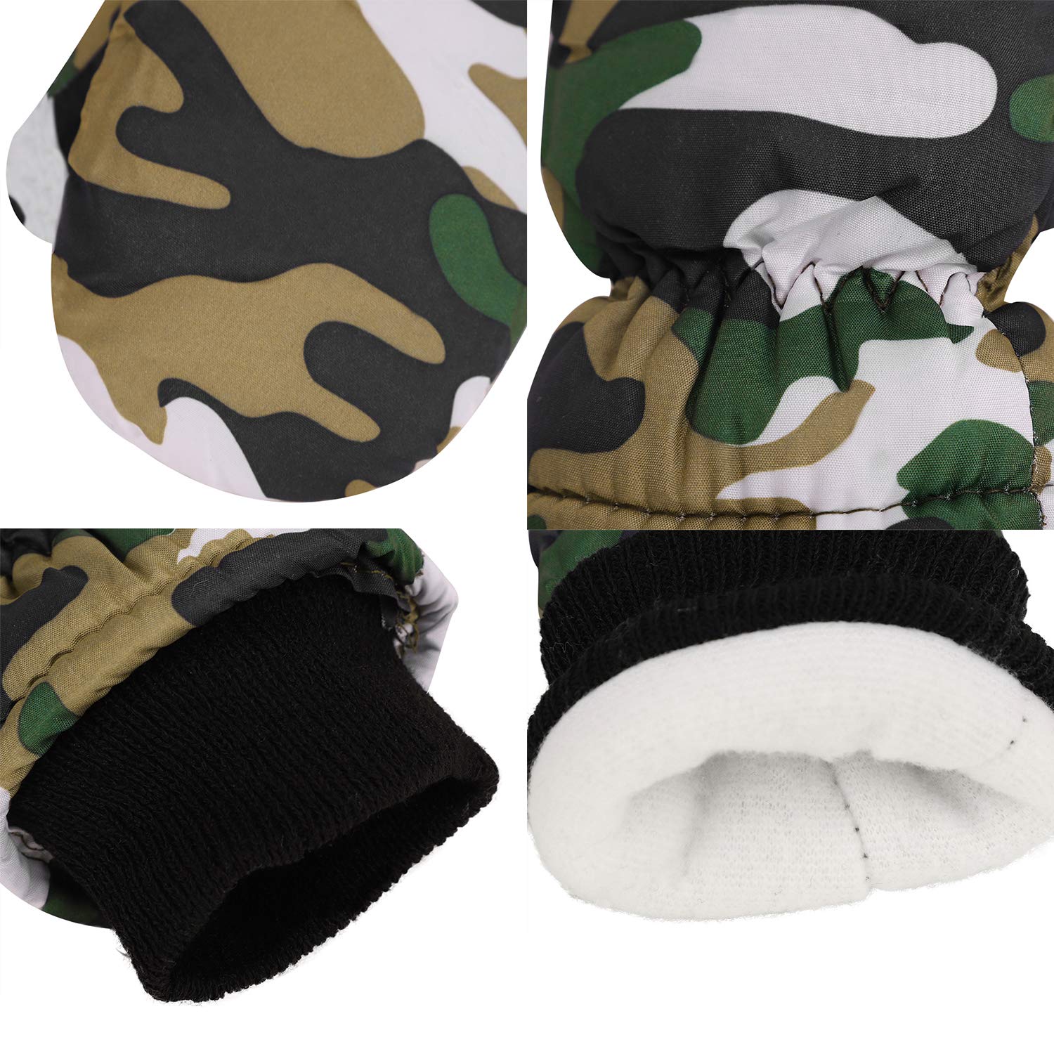 Kids Waterproof Ski Mittens for Boys & Girls - Insulated Winter Gloves with Warm Fleece Lining (Ages 3-12) - Perfect for Snowboarding, Sledding & Cold Weather Activities