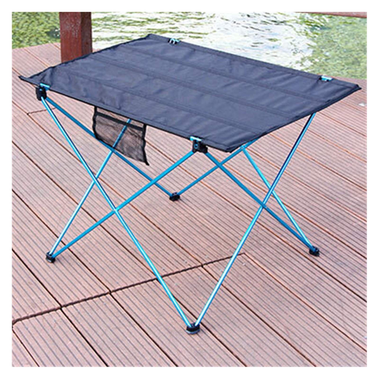 Portable Folding Table - Lightweight Aluminum Alloy Camping Desk for Outdoor, Picnic, Home Office & Bed Use - Compact Foldable Computer Table for Travel, Dorm & Small Spaces