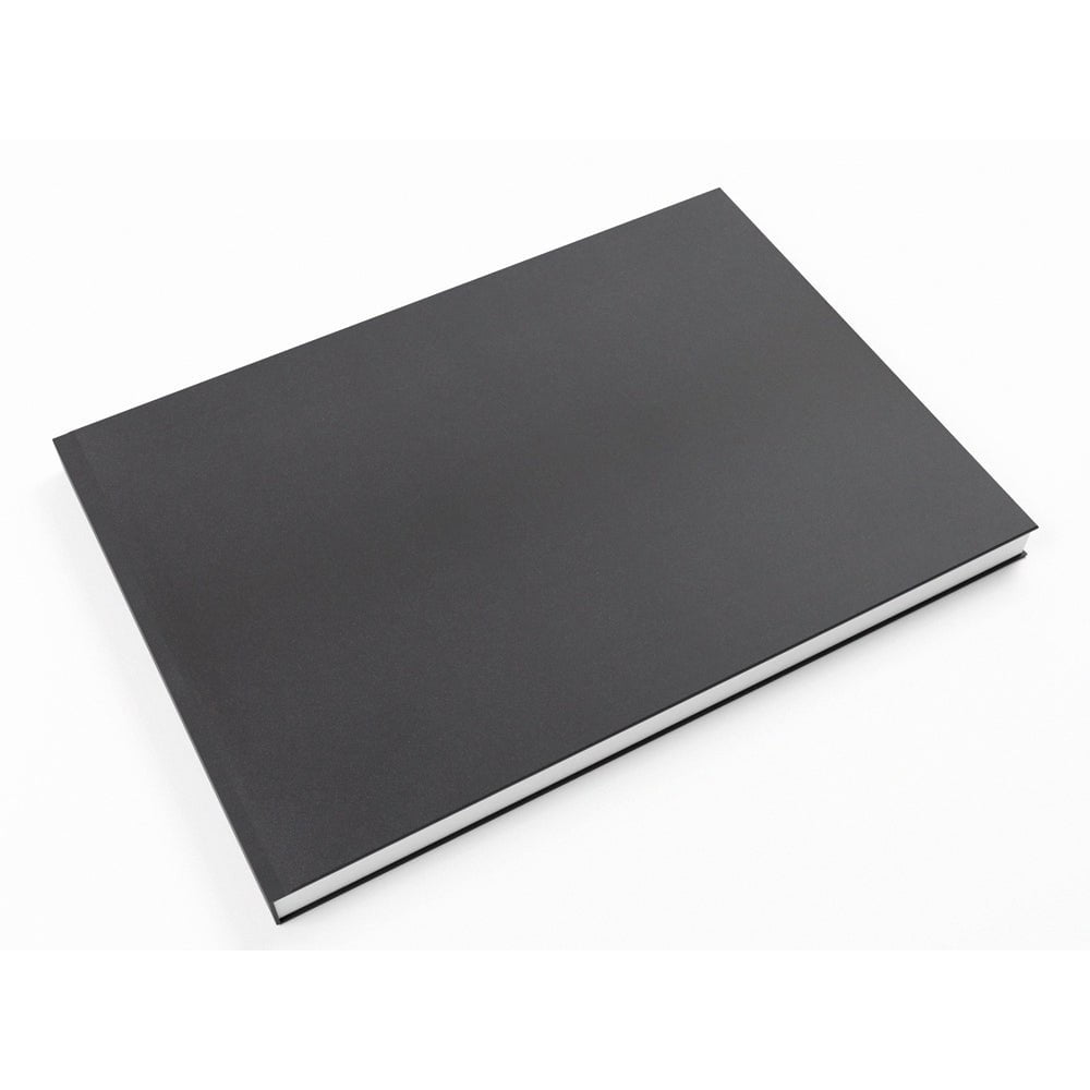 Artgecko Premium A5 Landscape Sketchbook - 92 Pages (46 Sheets) 150gsm White Paper for Artists - Perfect for Drawing, Sketching & Watercolor Painting
