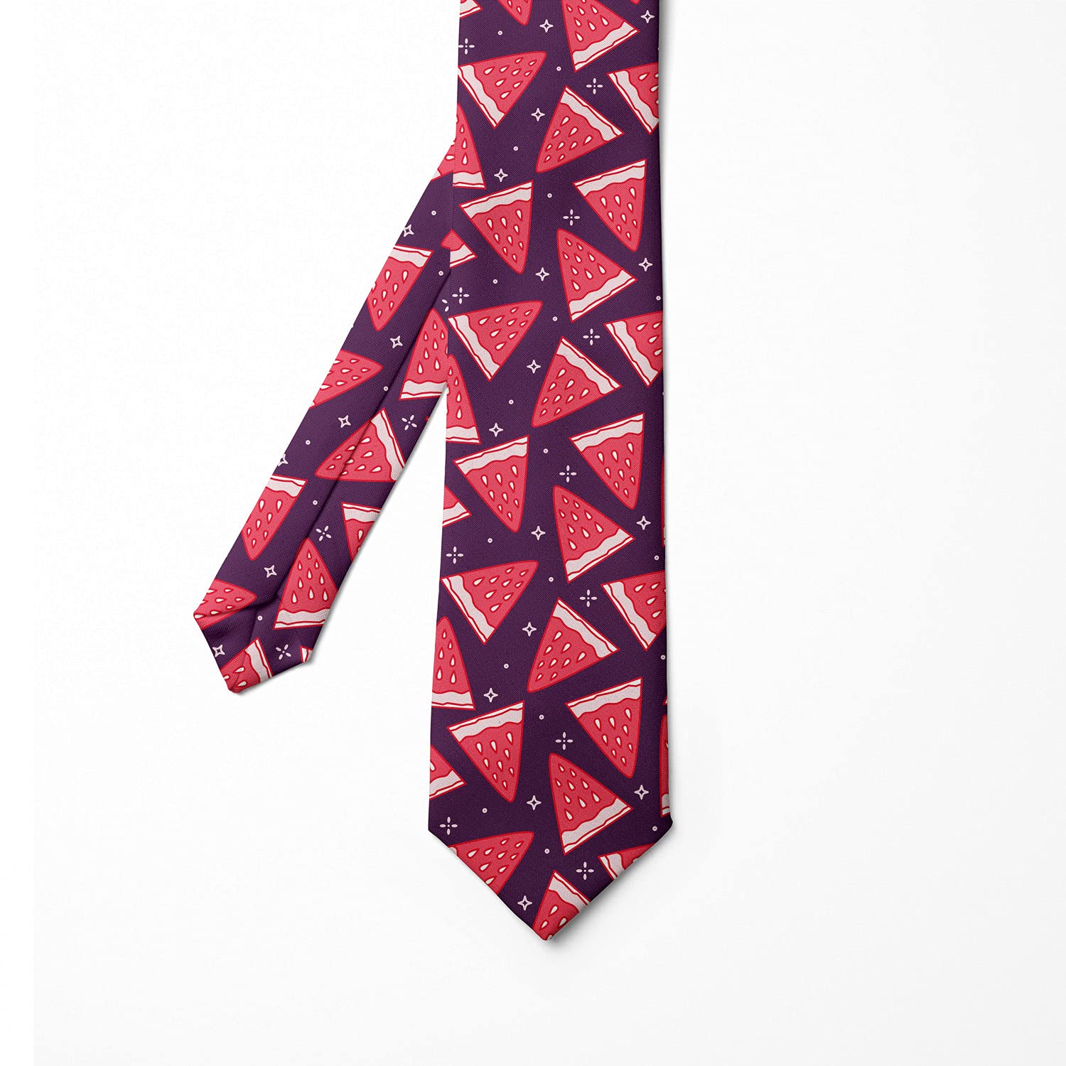 Ambesonne Watermelon Print Necktie - 3.7