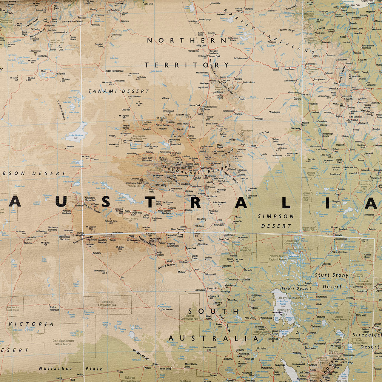 Australia Wall Map - Large Detailed Poster for Home, Office & Classroom Decor - Perfect for Travel Planning & Geography Learning