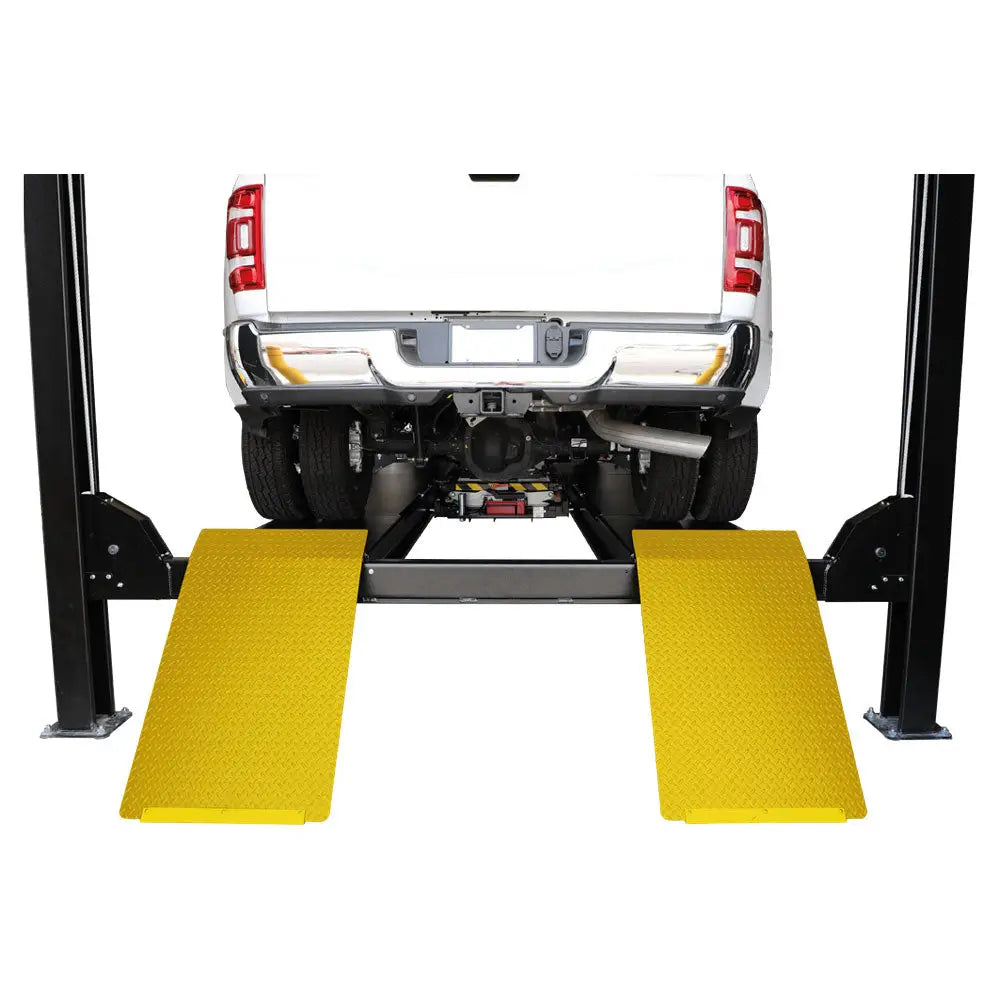 Hofmann 15K 4 Post Car Alignment Lift with ALI Certification - Includes 2 Rolling Jacks & Turntables - Perfect for Auto Repair Shops, Tire Centers, and Vehicle Maintenance Facilities