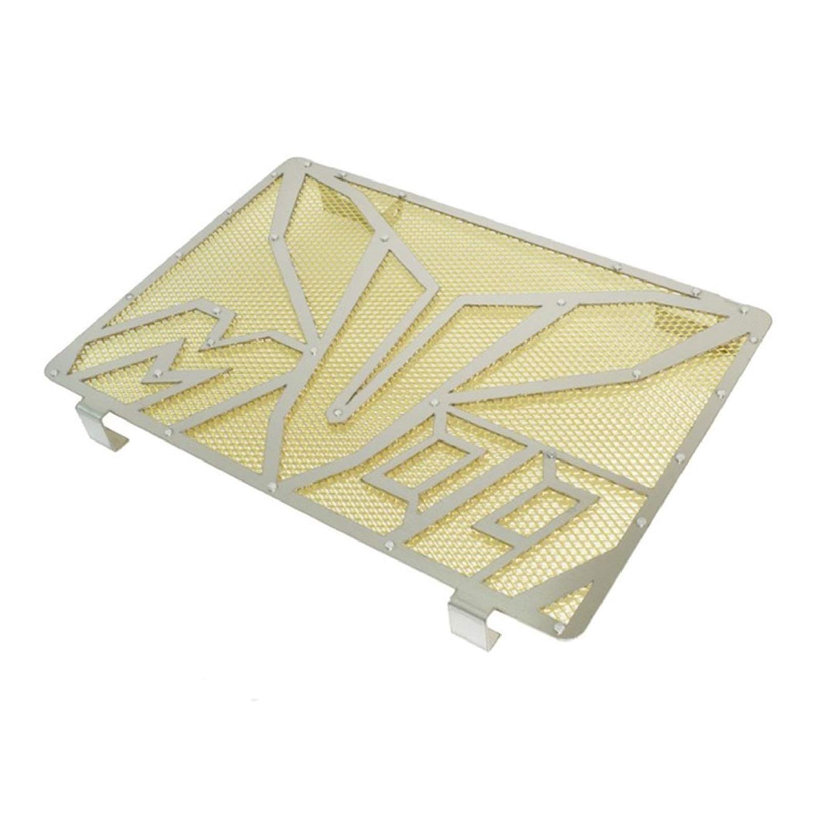 High-Quality Motorcycle Radiator Guard Grille Cover for YAMAHA FZ09 FJ09 MT-09 Tracer 900 GT 900GT XSR900 2013-2021 Models - Durable Front Radiator Mesh Protective Cover (Gold) - Perfect for Off-Roading, Commuting & Adventure Riding