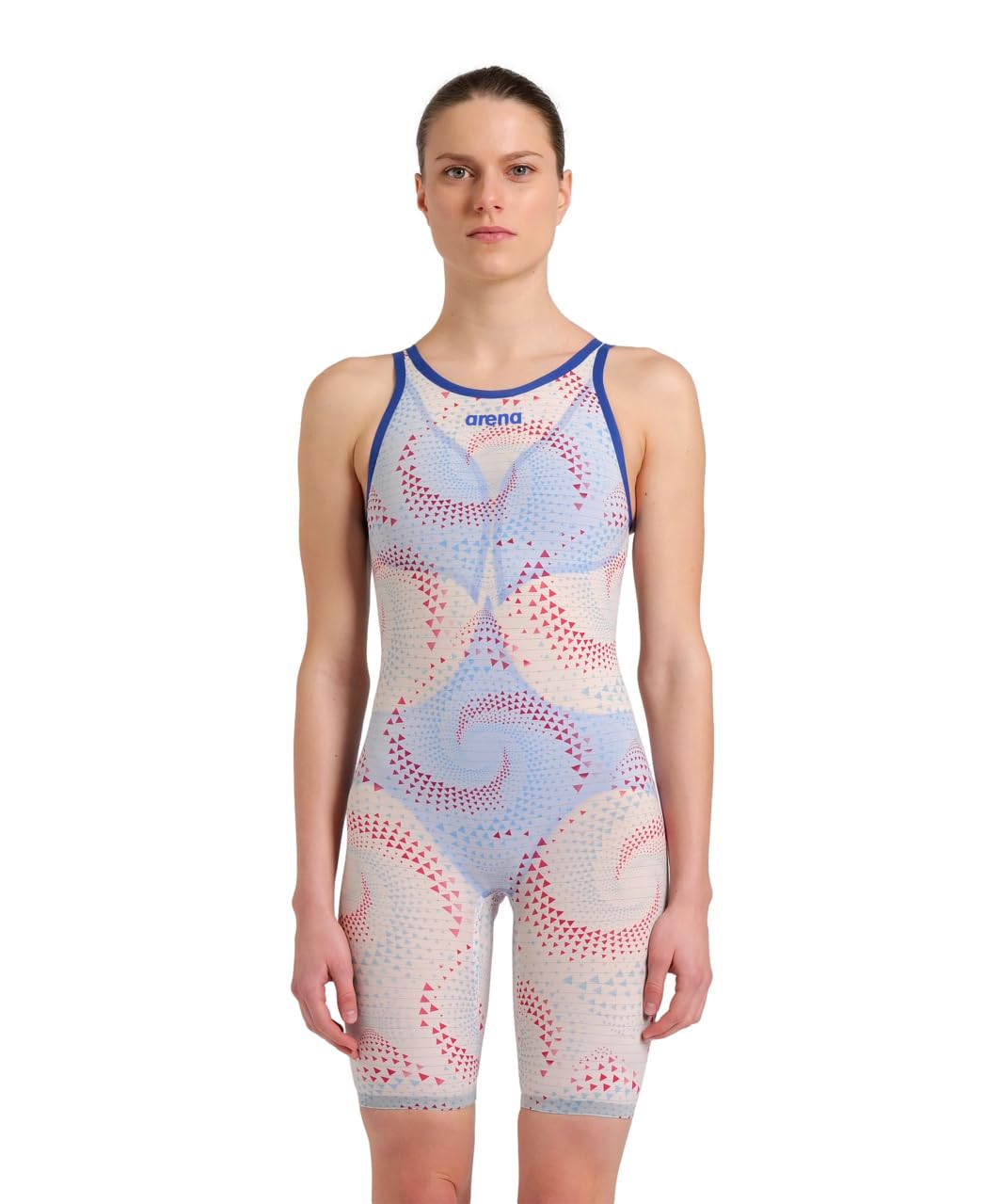 ARENA Women's Open-Back Powerskin Carbon Air2 Kneeskin Racing Swimsuit - High-Performance Competition Swimwear for Professional Swimmers & Triathletes - Perfect for Pool Training, Swim Meets & Open Water Races