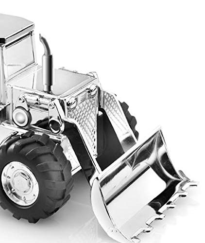 Silver Money Box Tractor - Piggy Bank for Kids & Adults - Perfect for Savings, Gifts, and Farm-Themed Decor