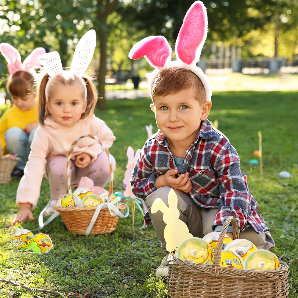 WODMAZ 12PCS Prefilled Easter Eggs with Animal Building Blocks - Safari Animal Toys Set for Kids, Easter Basket Stuffers, Classroom Prizes & Egg Hunt Gifts - Perfect for Easter Celebrations, Birthday Parties & Educational Playtime