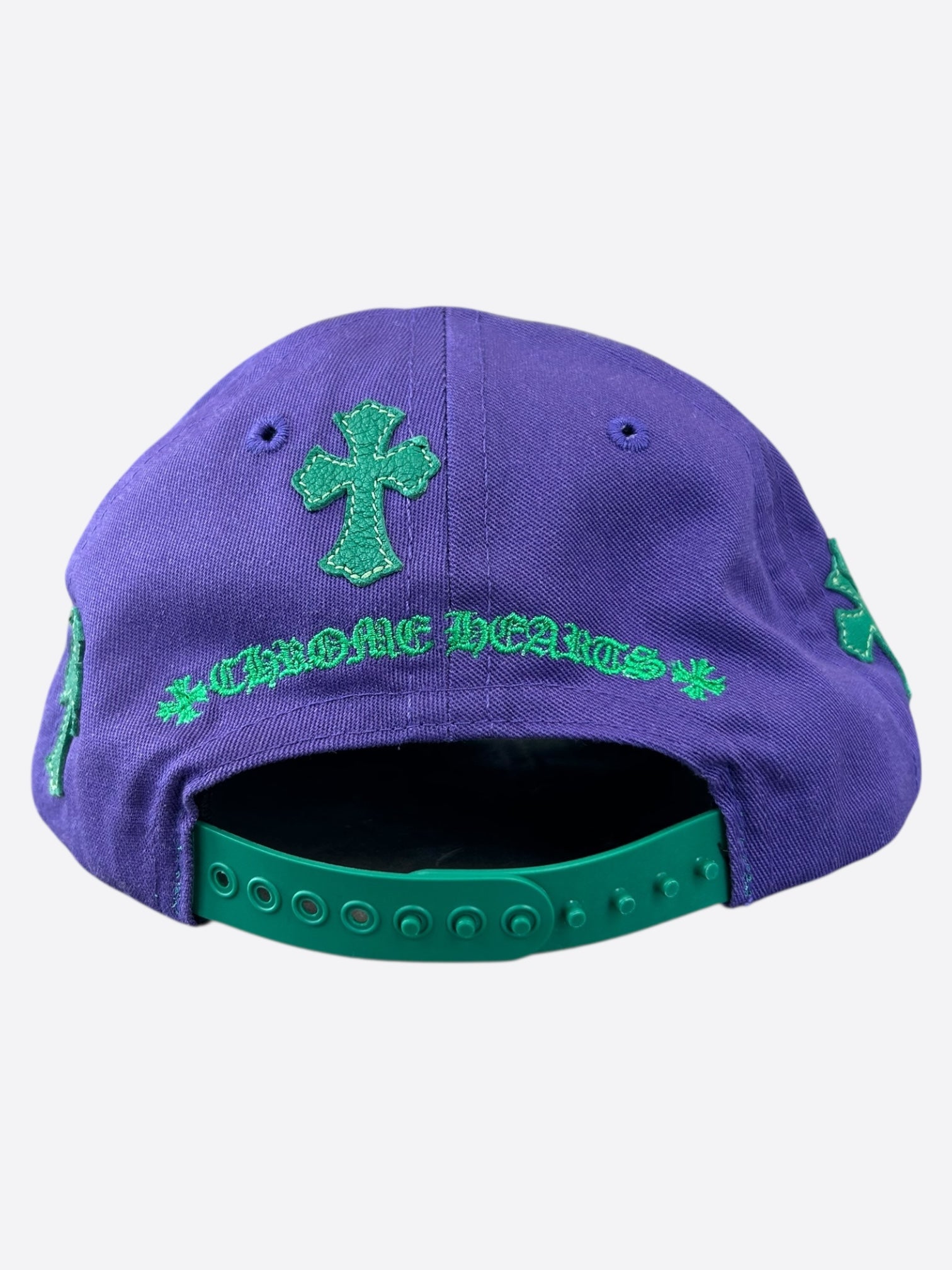 Chrome Hearts Purple & Green Cross Patch Hat - Stylish Embroidered Cap for Men & Women - Perfect for Streetwear, Casual Outfits & Hip Hop Fashion