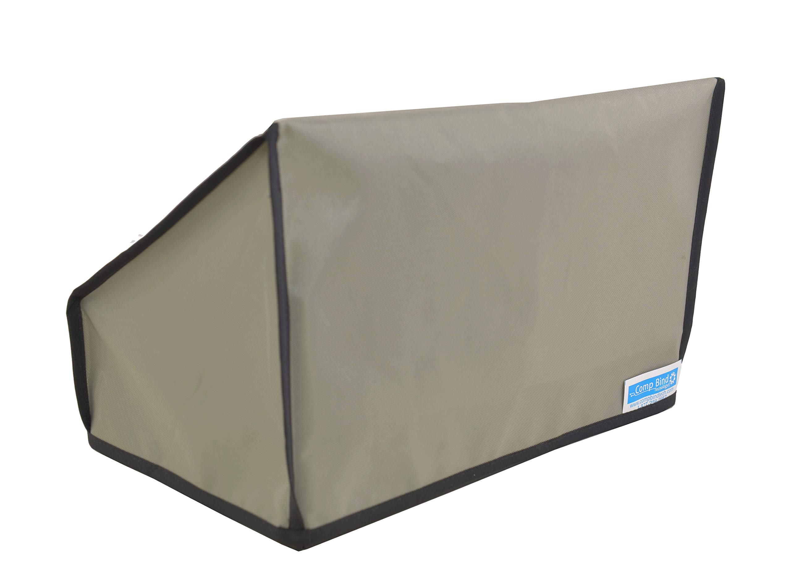 Comp Bind Technology Epson Workforce ES-500W Scanner Dust Cover - Silver Nylon Anti-Static, 11.6''W x 6.6''D x 6.9''H - Perfect for Office and Home Use