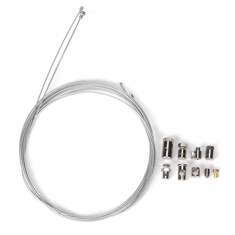 Universal Aluminum Motorcycle Throttle Nipples & Brake Cable Kit - Dirt Bike Repair