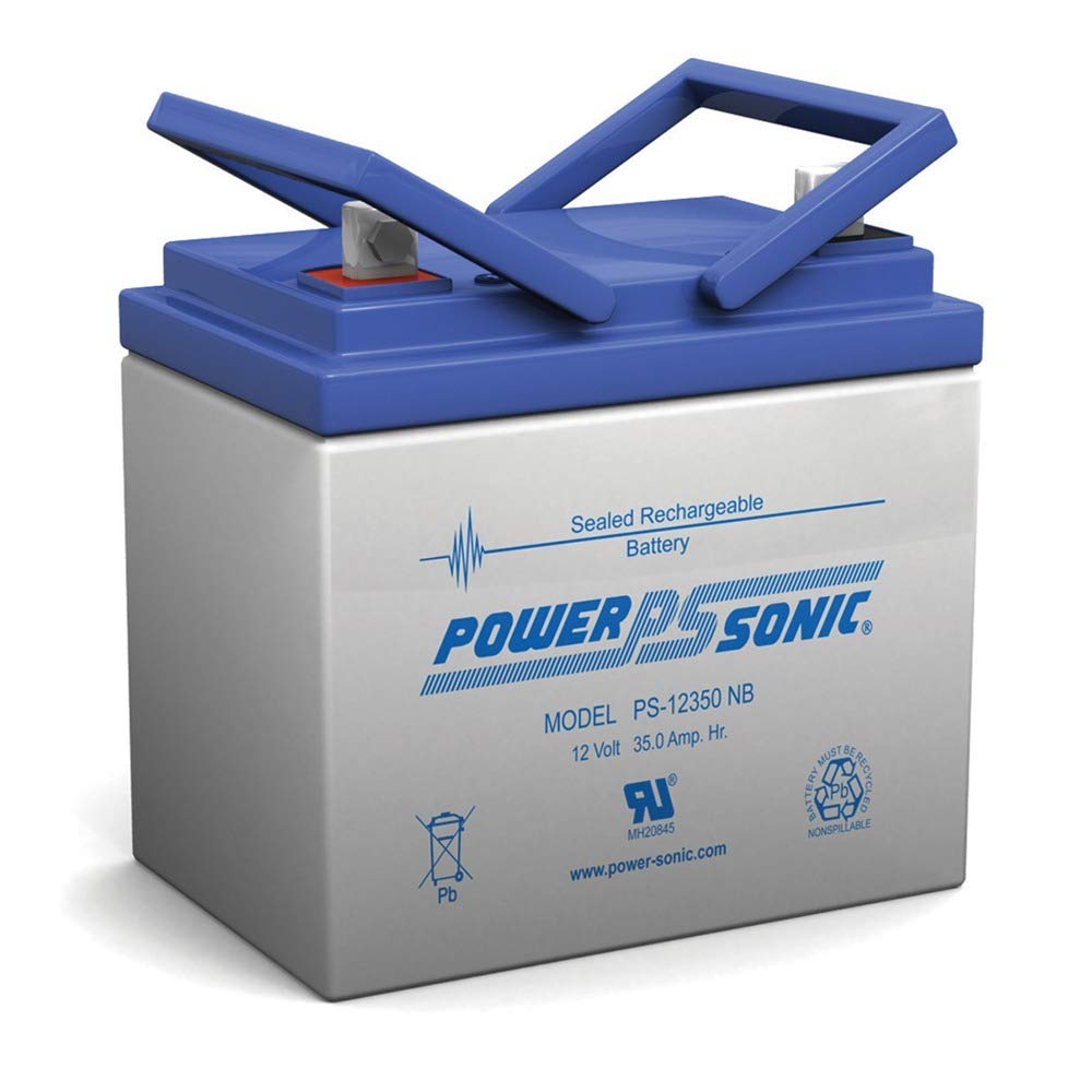 Power Sonic 12V 35AH Sealed Lead Acid (SLA) Replacement Battery for Dyna Cell WP3312 - Compatible with Security Systems, Emergency Lighting & Medical Equipment